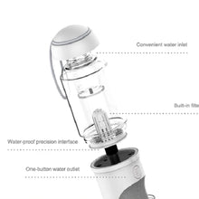 Load image into Gallery viewer, HydraPaws Quench and Go Pet Water Bottle Features
