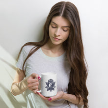 Load image into Gallery viewer, Artisan Meditation Yin Yang Lotus Coffee or Tea Mug
