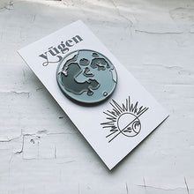 Load image into Gallery viewer, Complete Moon Phases Artisan Enamel Pin Set