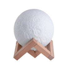 Load image into Gallery viewer, Stunning 3D Printed Light Therapy Moon Lamp