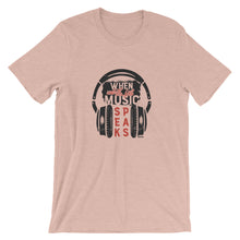Load image into Gallery viewer, Vintage Music Is My Language Cotton Unisex Tee