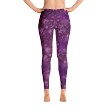 Load image into Gallery viewer, Women's Hand Sewn Whimsical Purple Lounge Leggings