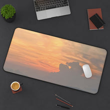 Load image into Gallery viewer, Mindful Moment Golden Horizon Premium Desk Mat Full View