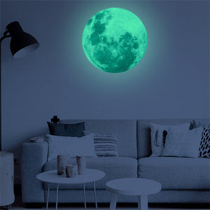 Mindful Moon Luminous Vinyl Wall Adornment
