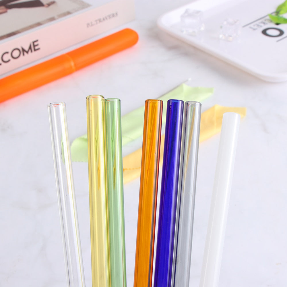 Sea Glass Straws