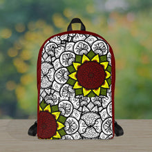Load image into Gallery viewer, Sunflower Mandala Touch of Color Premium Backpack