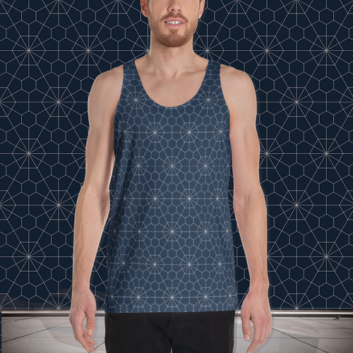 Oriental Geometry Science Sleep Tank Top Sleeveless Shirt