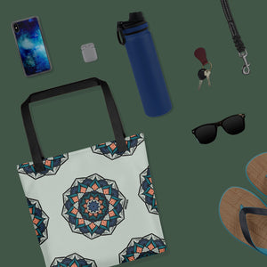 Trendy Chakra Weather Resistant Tote Bag