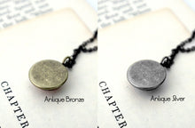 Load image into Gallery viewer, Brass Pluto and Charon Layered Space Necklace