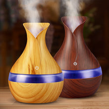 Load image into Gallery viewer, Wood Grain Chromatherapy Essential Oil Diffuser