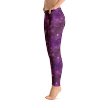 Load image into Gallery viewer, Women&#39;s Hand Sewn Whimsical Purple Lounge Leggings